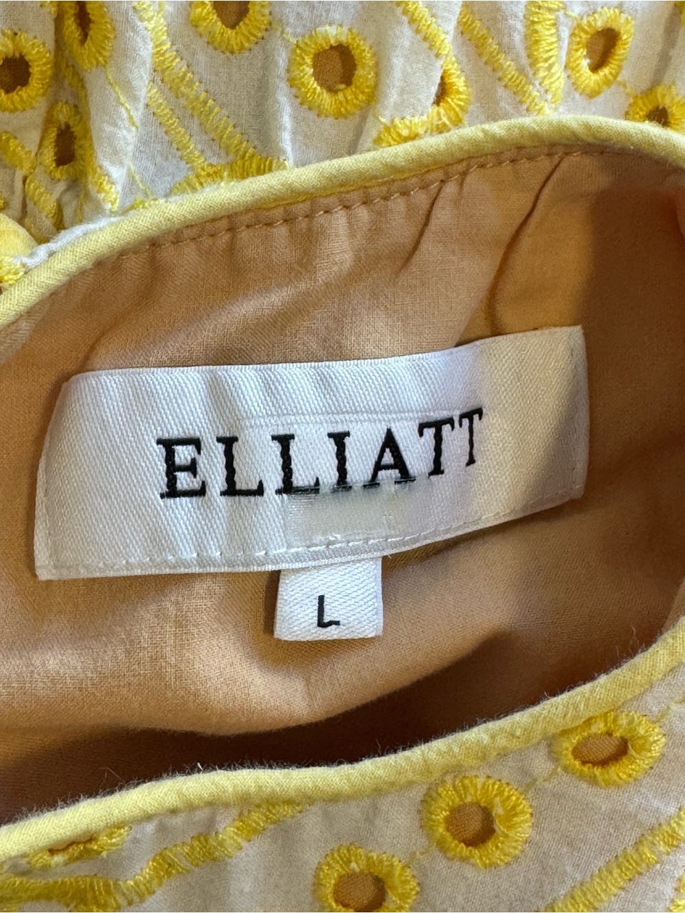 ELLIATT Ambiance Dress Eyelet Mini L - Picture 8 of 14